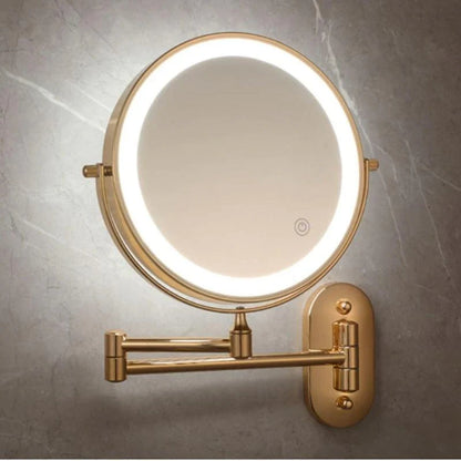 Verlichte LED Make-up Spiegel voor Badkamer & Make-up | Vergrotend & Oplaadbaar
