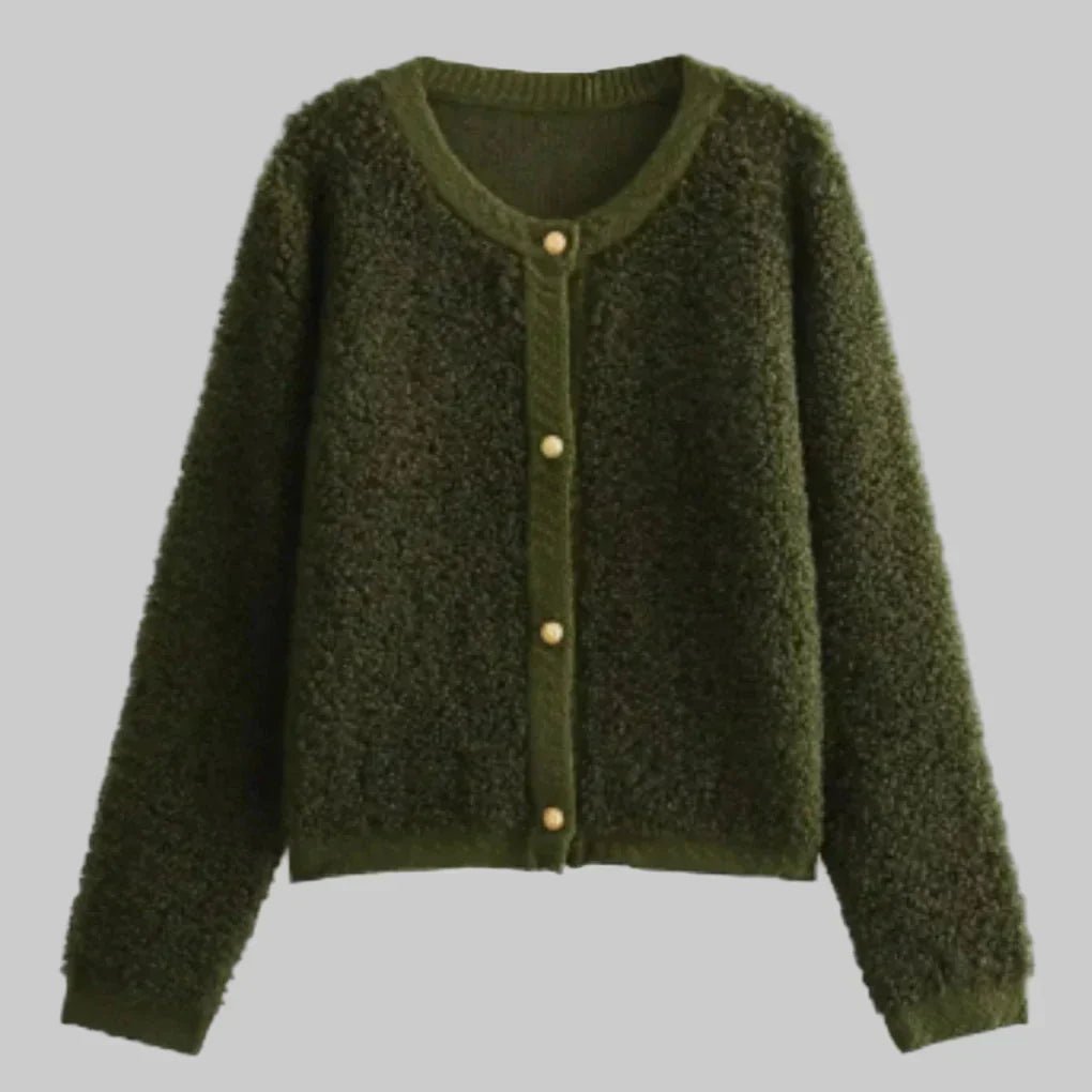 Dames Vest Zacht Casual Met Knoopsluiting