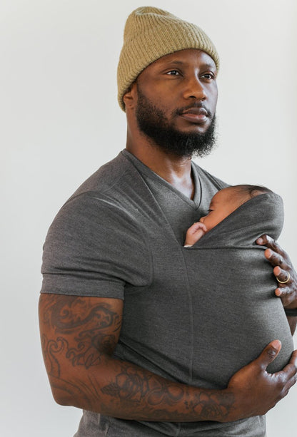 Draagshirt Baby T-Shirt met Geïntegreerde Draagdoek Handen Vrij voor Ouders