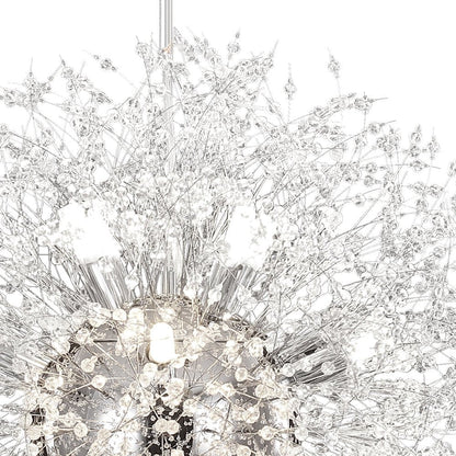 Kroonluchter Vuurwerk Sputnik 16-Lichts Kristal Messing 80cm Woonkamer Entree Dimbaar