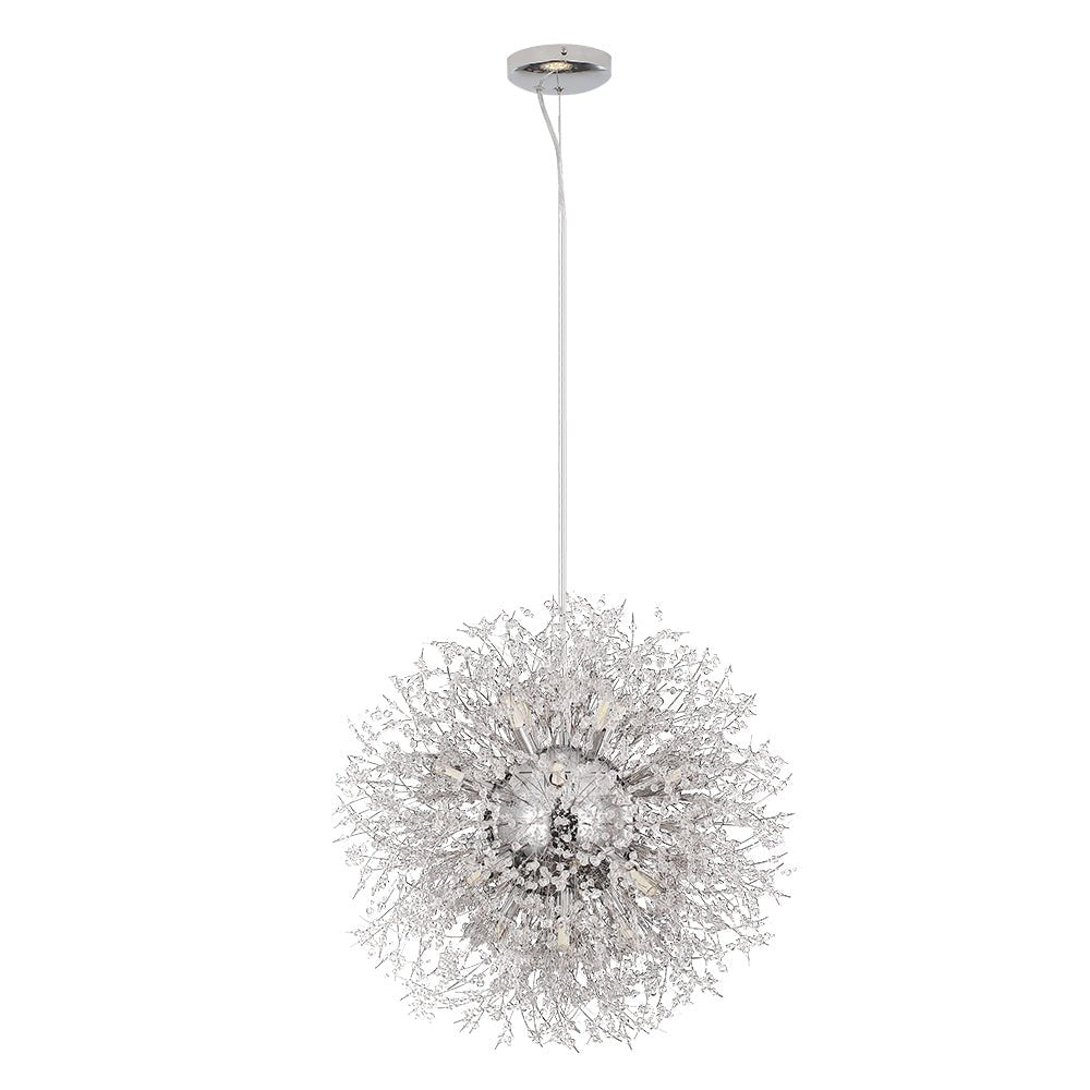 Kroonluchter Vuurwerk Sputnik 16-Lichts Kristal Messing 80cm Woonkamer Entree Dimbaar