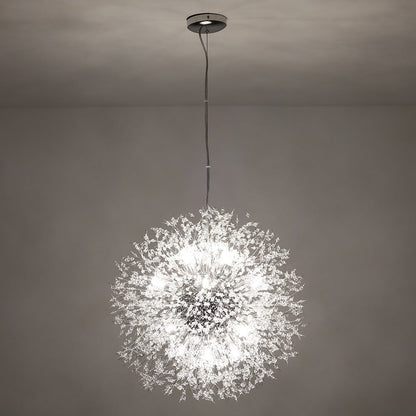 Kroonluchter Vuurwerk Sputnik 16-Lichts Kristal Messing 80cm Woonkamer Entree Dimbaar