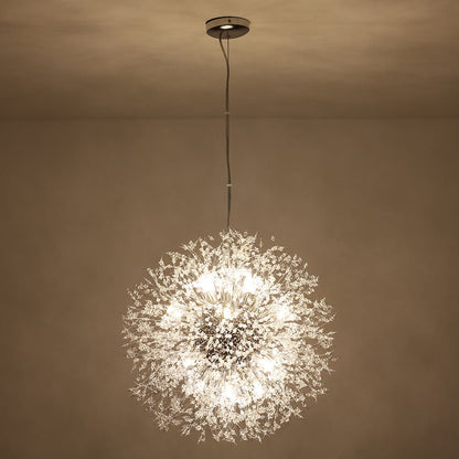 Kroonluchter Vuurwerk Sputnik 16-Lichts Kristal Messing 80cm Woonkamer Entree Dimbaar