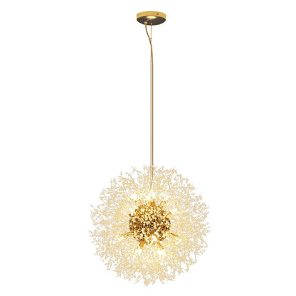 Kroonluchter Vuurwerk Sputnik 16-Lichts Kristal Messing 80cm Woonkamer Entree Dimbaar