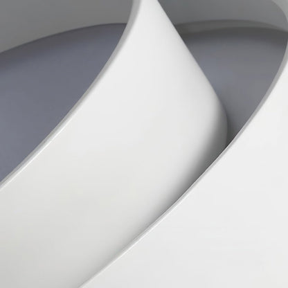 LED Plafondlamp Rond Concentric Rings Metaal Wit Grijs Zwart 39cm Modern