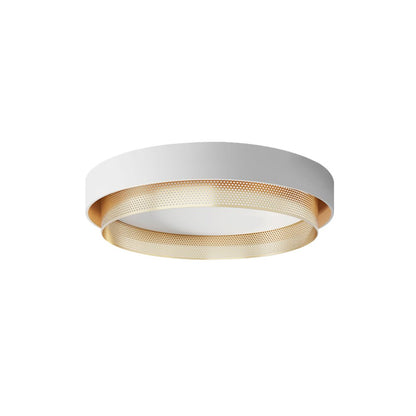 Plafondlamp LED Rond Hol Design 30W Wit Zwart 50cm Woonkamer Badkamer Minimalistisch