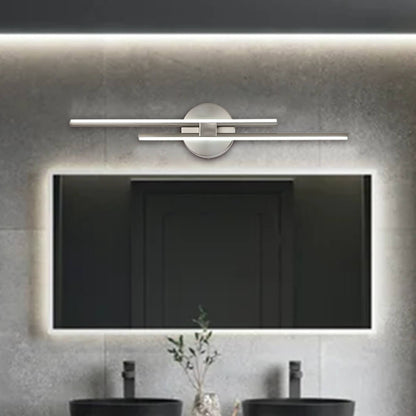 Plafondlamp LED Strip 12W Koel Wit Zwart Messing Nikkel 60-80cm Keuken Modern