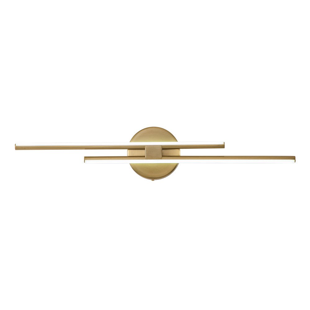 Plafondlamp LED Strip 12W Koel Wit Zwart Messing Nikkel 60-80cm Keuken Modern