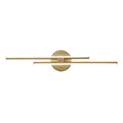 Plafondlamp LED Strip 12W Koel Wit Zwart Messing Nikkel 60-80cm Keuken Modern