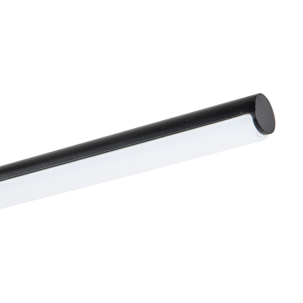 Plafondlamp LED Strip 12W Koel Wit Zwart Messing Nikkel 60-80cm Keuken Modern