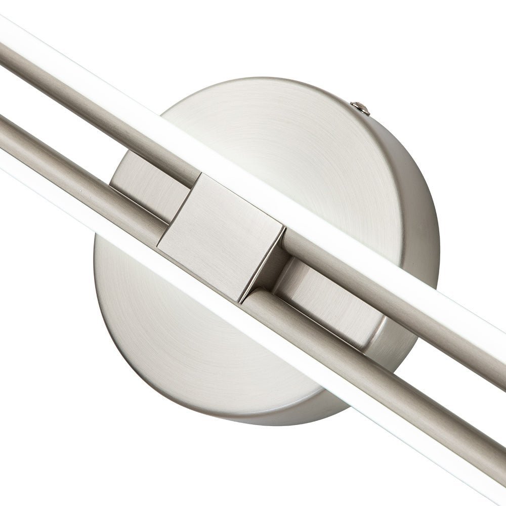 Plafondlamp LED Strip 12W Koel Wit Zwart Messing Nikkel 60-80cm Keuken Modern