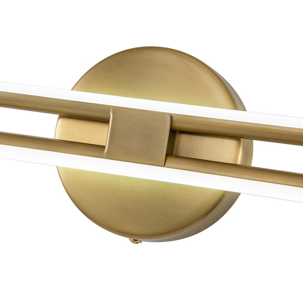 Plafondlamp LED Strip 12W Koel Wit Zwart Messing Nikkel 60-80cm Keuken Modern