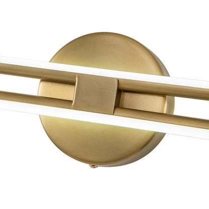 Plafondlamp LED Strip 12W Koel Wit Zwart Messing Nikkel 60-80cm Keuken Modern