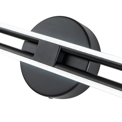 Plafondlamp LED Strip 12W Koel Wit Zwart Messing Nikkel 60-80cm Keuken Modern