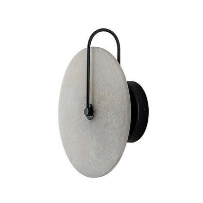 Wandlamp Marmer Rond LED 5W Zwart Wit 25cm Slaapkamer Hal Woonkamer Mid-Century