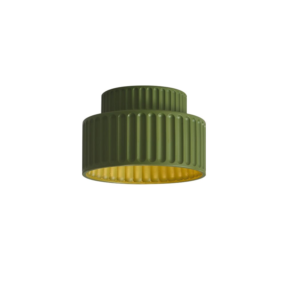 Plafondlamp Wabi-Sabi Resin Nordic Flush Mount Beige Groen Wit Dimbaar Woonkamer