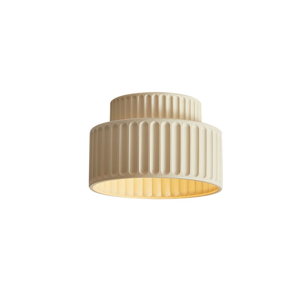 Plafondlamp Wabi-Sabi Resin Nordic Flush Mount Beige Groen Wit Dimbaar Woonkamer