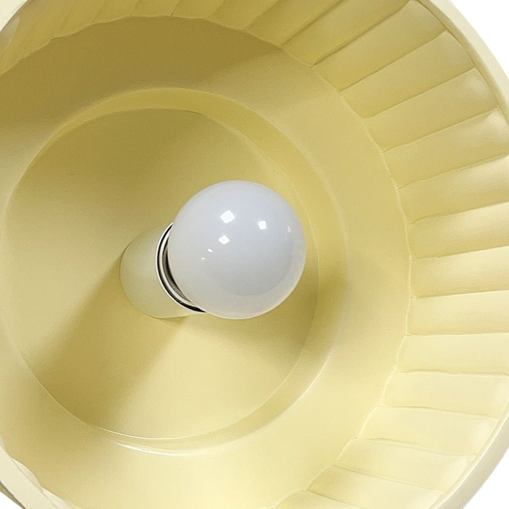 Plafondlamp Wabi-Sabi Resin Nordic Flush Mount Beige Groen Wit Dimbaar Woonkamer