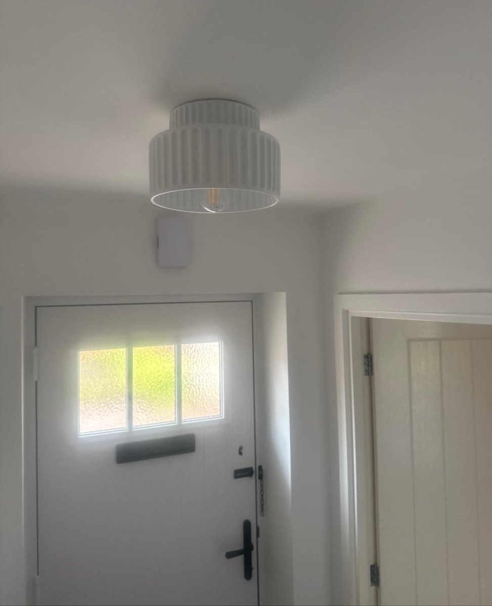 Plafondlamp Wabi-Sabi Resin Nordic Flush Mount Beige Groen Wit Dimbaar Woonkamer