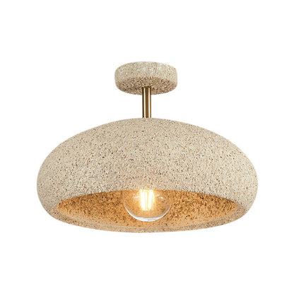Plafondlamp Wabi-Sabi Koepel Nordic Gespikkeld Dimbaar Wit Geel Rood 35cm Woonkamer