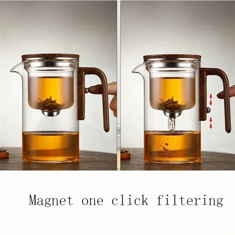 Glazen Theepot met Infuser – Tijdloos Design voor Rustige Theemomenten