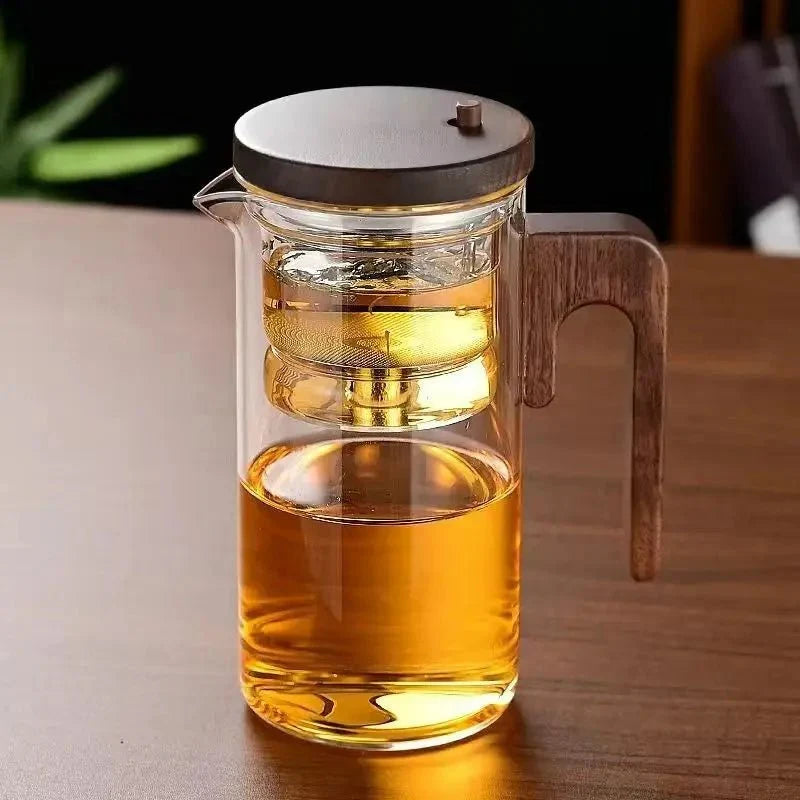 Glazen Theepot met Infuser – Tijdloos Design voor Rustige Theemomenten