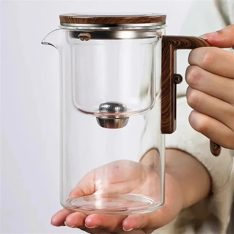 Glazen Theepot met Infuser – Tijdloos Design voor Rustige Theemomenten