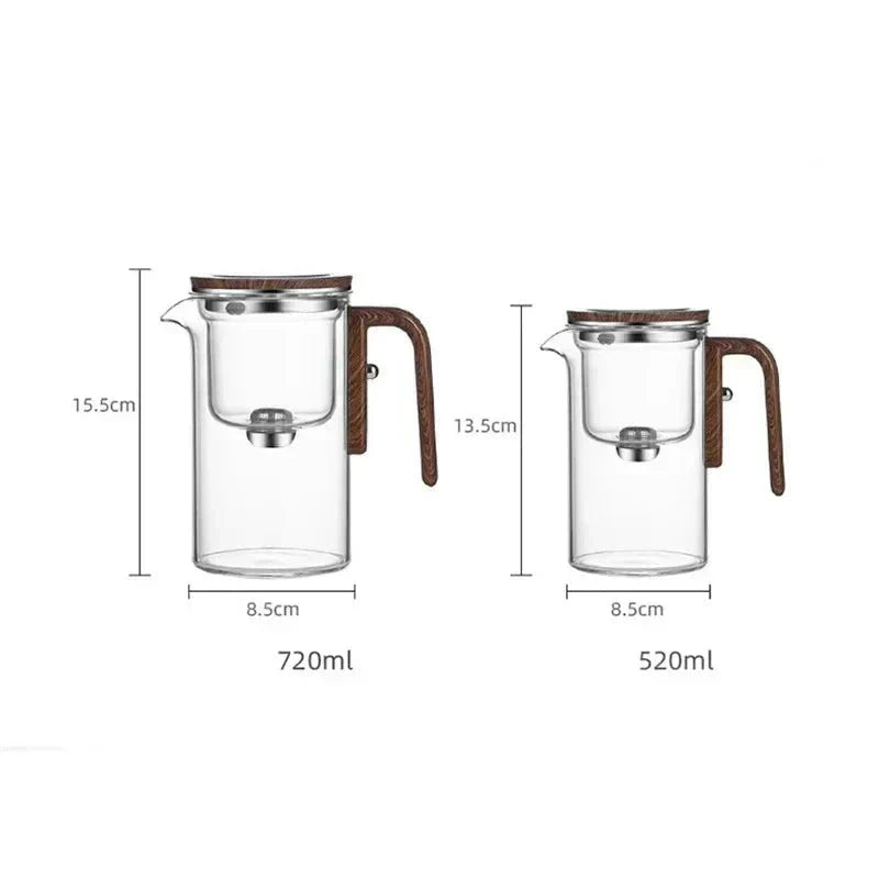Glazen Theepot met Infuser – Tijdloos Design voor Rustige Theemomenten