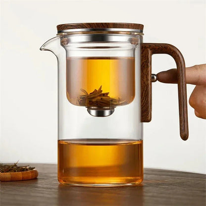 Glazen Theepot met Infuser – Tijdloos Design voor Rustige Theemomenten