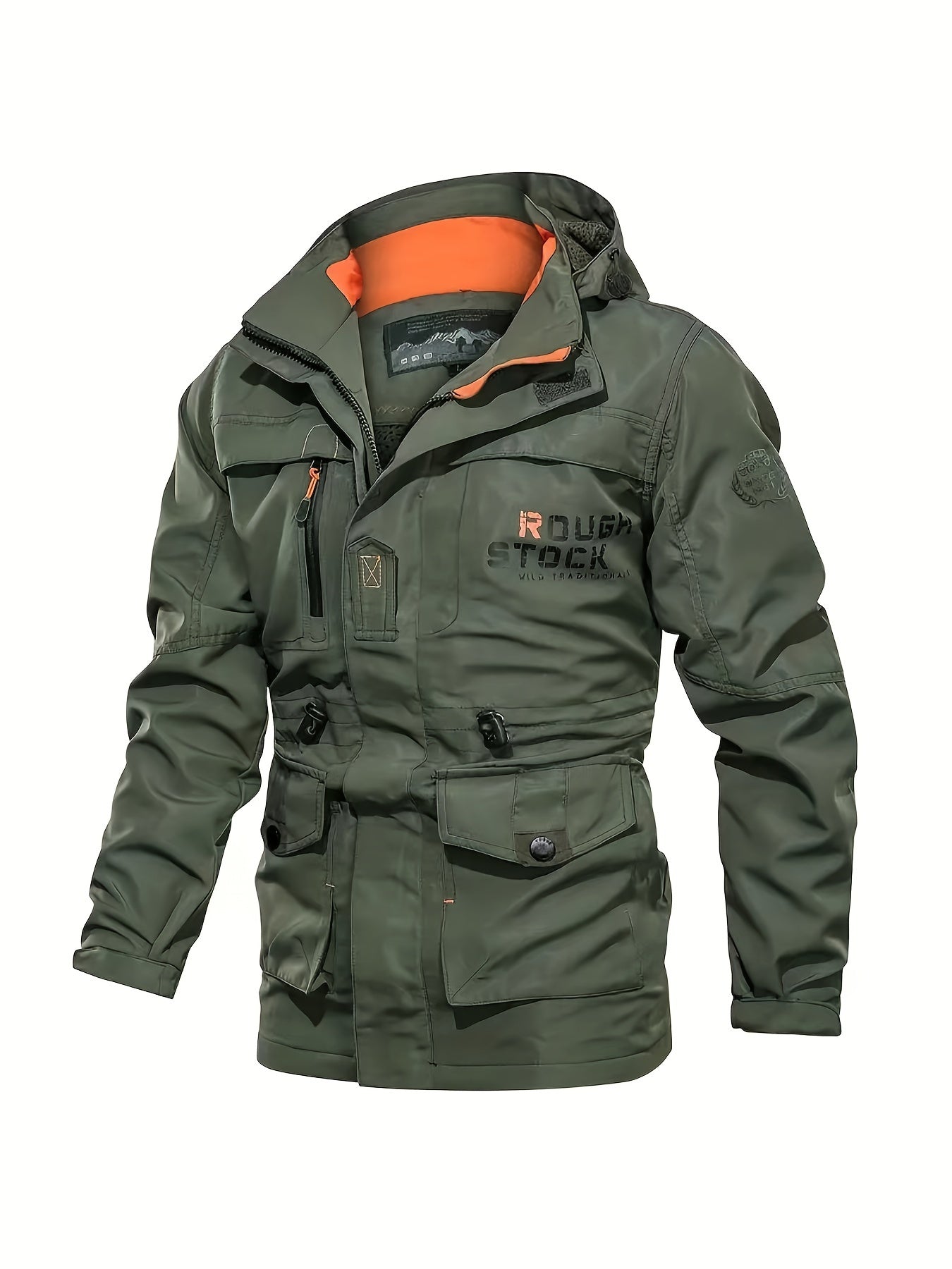 Waterdichte Heren Regenjack met Afneembare Kap - StudioMarella