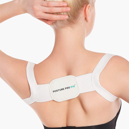 Houdingscorrector Rugsteun Verstelbaar Zwart Wit Ergonomisch Rugbrace Schoudersteun Pijnverlichting Dagelijks Gebruik Sport