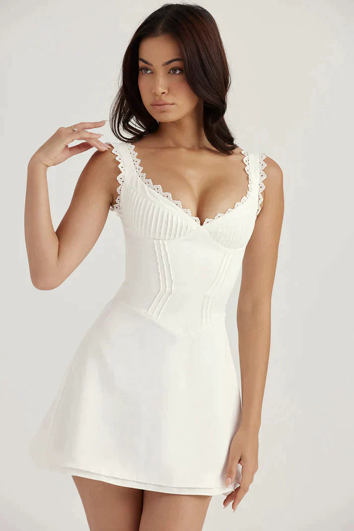 Korte Jurk voor Vrouw Elegante Zomerjurk