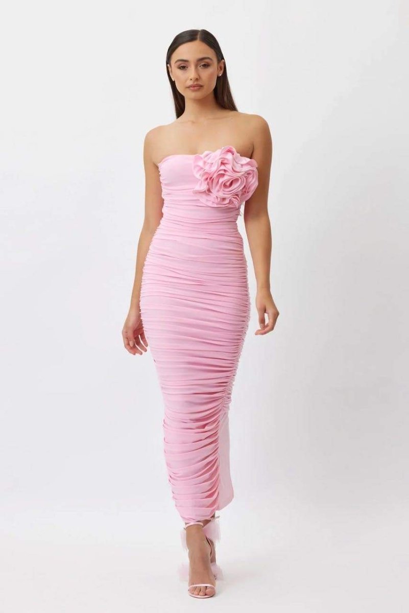 Mooie Midi Jurk Zonder Mouwen - StudioMarella