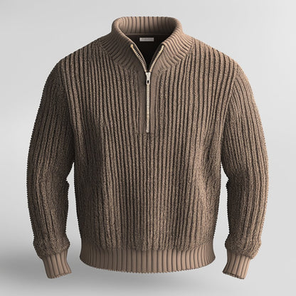 Softshell Sweatshirt Heren Waterafstotend Zip
