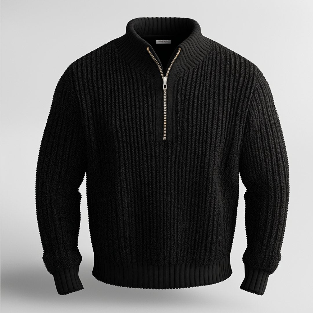 Softshell Sweatshirt Heren Waterafstotend Zip