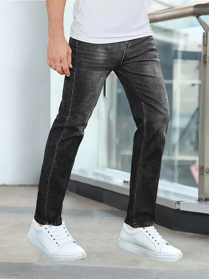 Heren Slimfit Jeans Comfortabele Stretch Denim