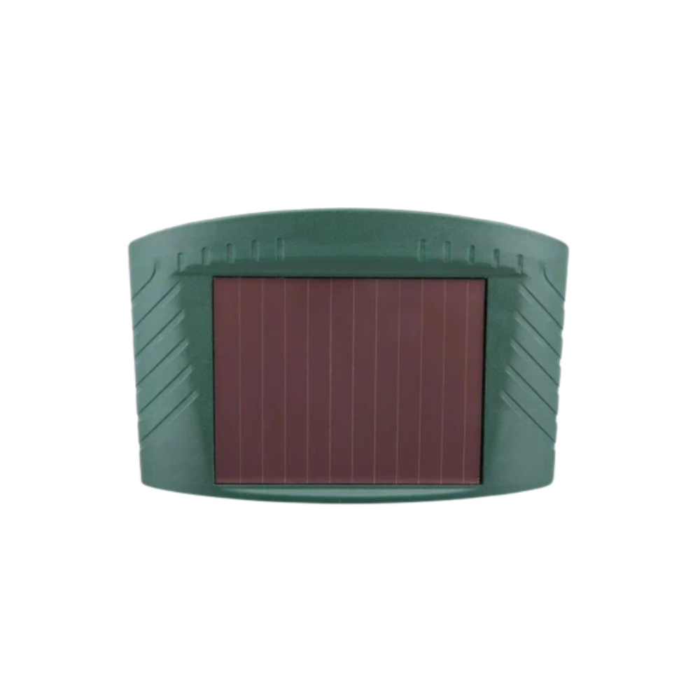 Solar Dierenverjager met Ultrasoon Geluid 4-Delige Set – PIR 9,14m Bereik – 18–40 kHz Frequentie – 110° Detectiehoek voor Tuin en Wildlife Bescherming