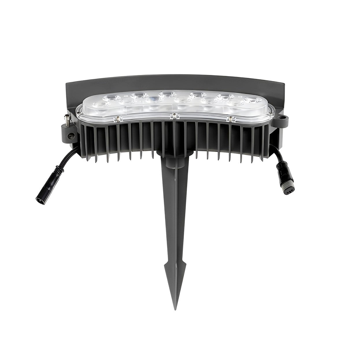 Tuinspot LED Boog Grondpen 12W Zwart Tuin Oprijlaan Boom Verlichting IP65 Landschapsverlichting Prikspot RGB Warmwit Buiten Spotlight