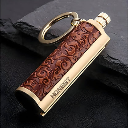 Outdoor Vuurstarter Waterdicht Metaal Herbruikbaar Survival Sleutelhanger