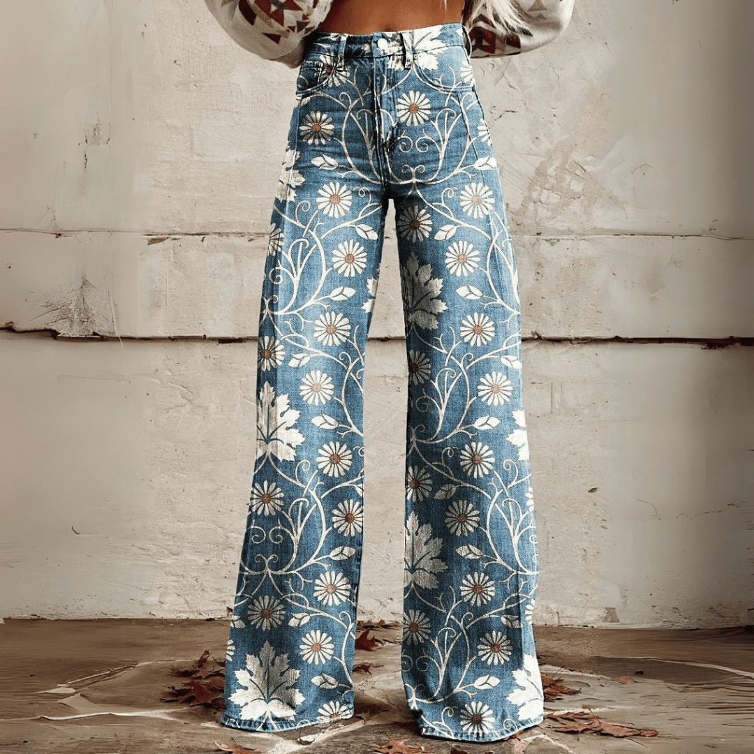 Boho Broek Vintage Stijl Pantalon voor Vrouw - StudioMarella