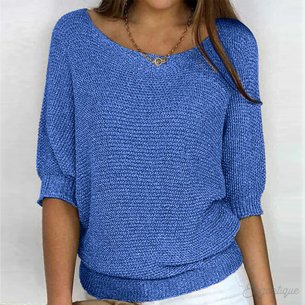 Dames Gebreide Trui Elegant Model