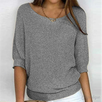 Dames Gebreide Trui Elegant Model