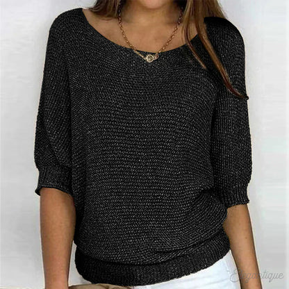 Dames Gebreide Trui Elegant Model