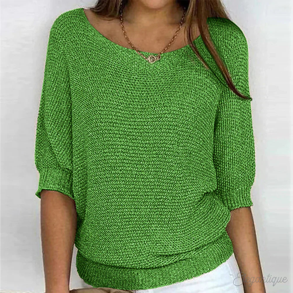 Dames Gebreide Trui Elegant Model
