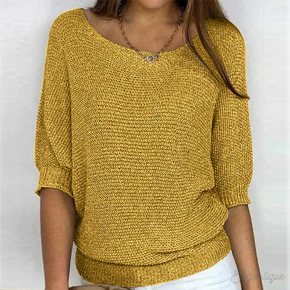 Dames Gebreide Trui Elegant Model
