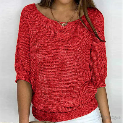 Dames Gebreide Trui Elegant Model