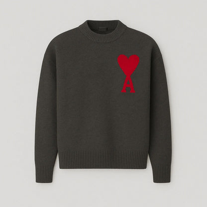 Oversized Trui met Harten voor Vrouwen