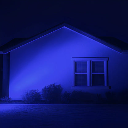 Buitenspot RGB LED 50W Zwart Tuin Gevel Boom Verlichting IP65 Kleurveranderend Schijnwerper Landscape Spotlight Afstandsbediening Buiten