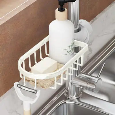 Doucheplank voor Douchekop Roestvrij Metaal Zeephouder Opbergrek Badkamer Shampoohouder Bevestiging Zonder Boren Hangend Organizer