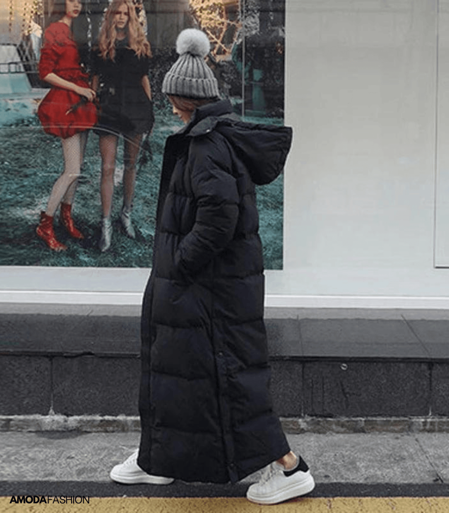 Dikke Winterparka Oversize Vrouwenjas Warm